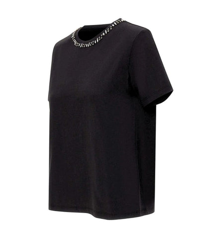 Kaos Jeans T-shirt con Applicazioni RIJDK001 Nero