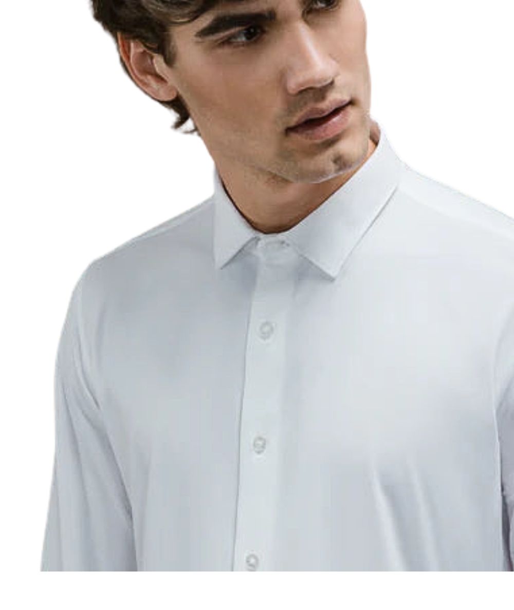 RRD Bügelfreies Hemd aus technischem Stoff W24251 Weiß