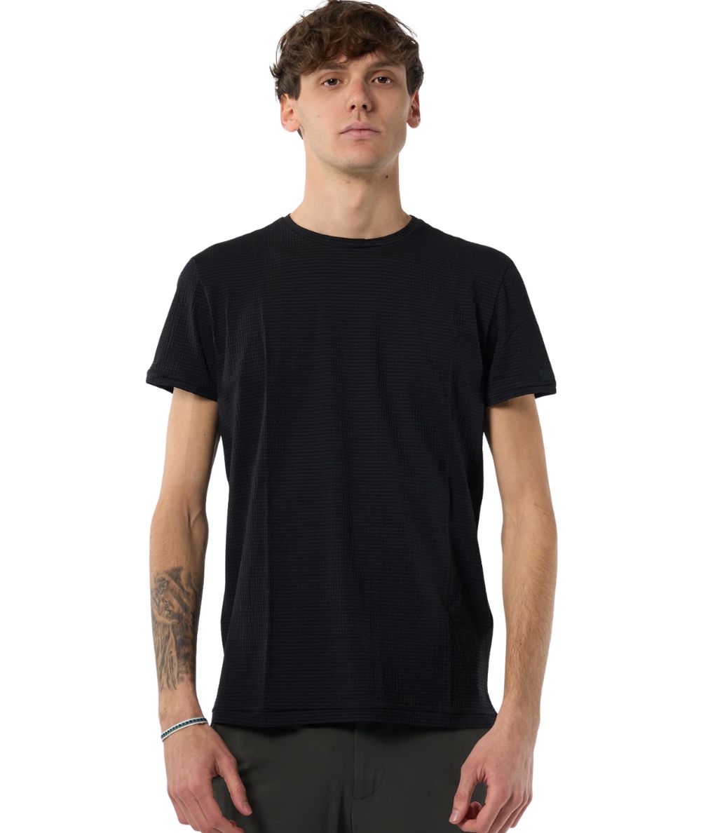 RRD T-shirt Striton Tessuto Goffrato 25204 Blu Notte