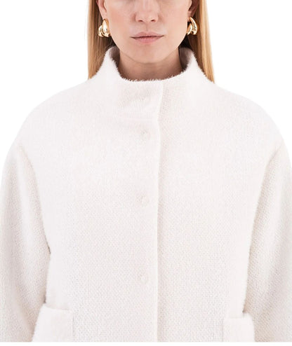 Vicario Cinque Caban Monopetto CUCILIA414 Bianco Latte