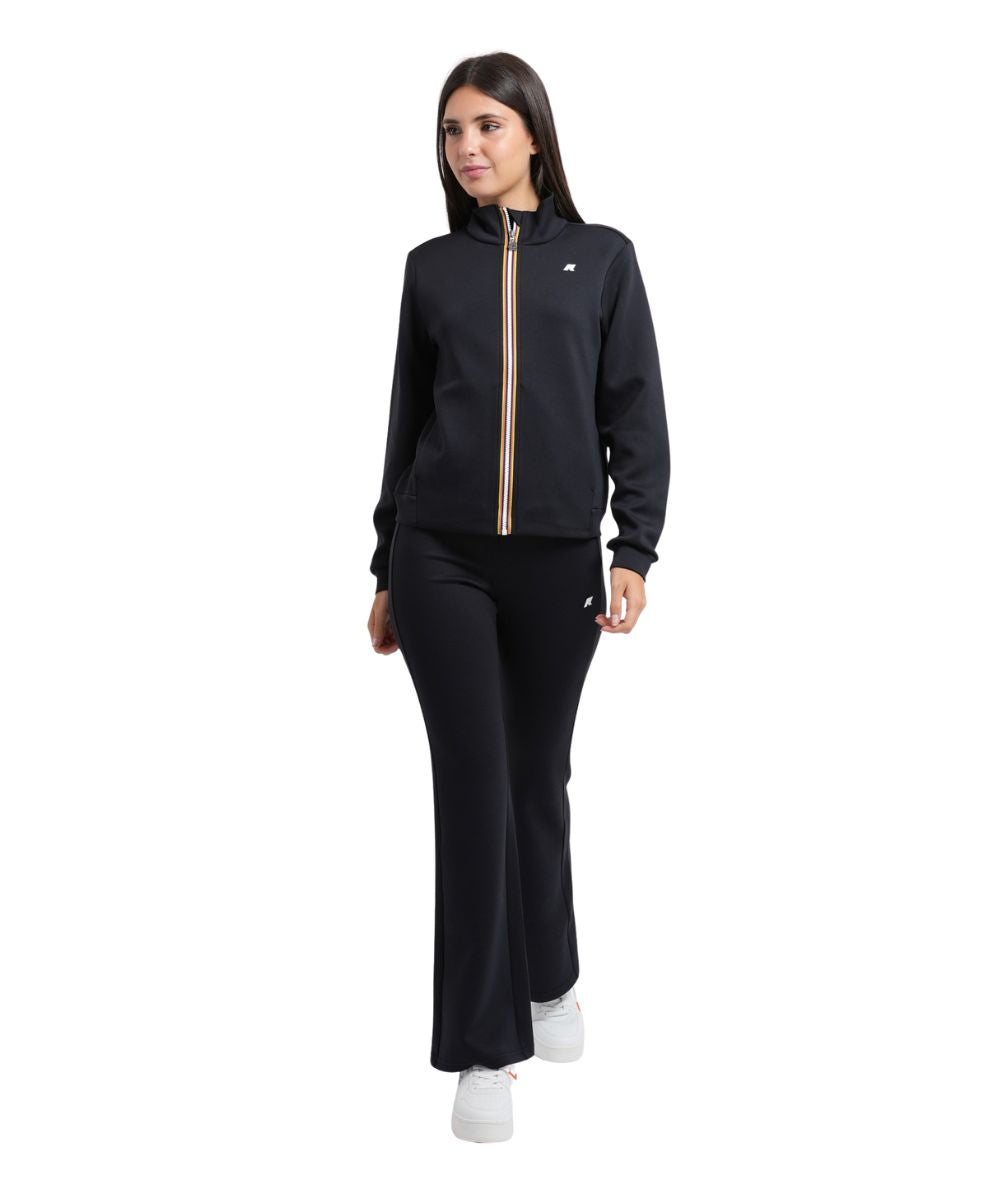 K-Way Pantalone in Tessuto Tecnico Stretch Jeanne Light Spacer K5146MW Nero
