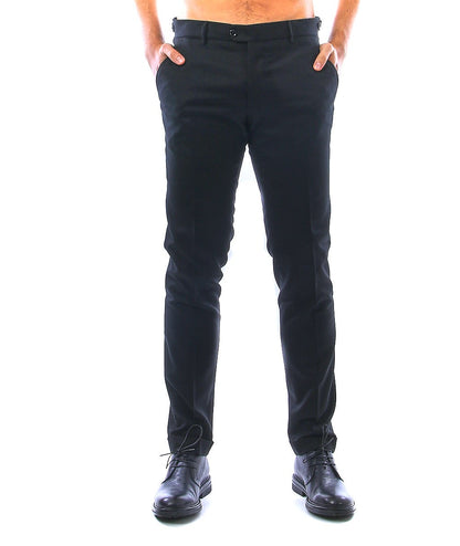 BERWICH CHINO IN LANA SC ELEGANT RD5470 NERO