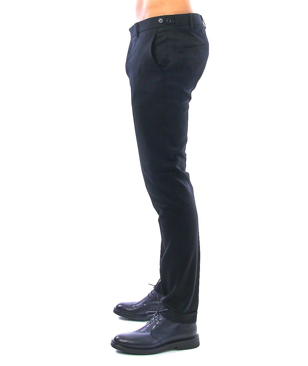 BERWICH CHINO IN LANA SC ELEGANT RD5470 NERO