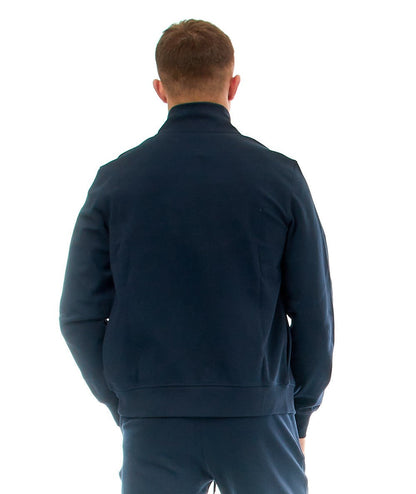 SUN68 FELPA ZIP FORMAL POCKET F32126 NAVY BLUE