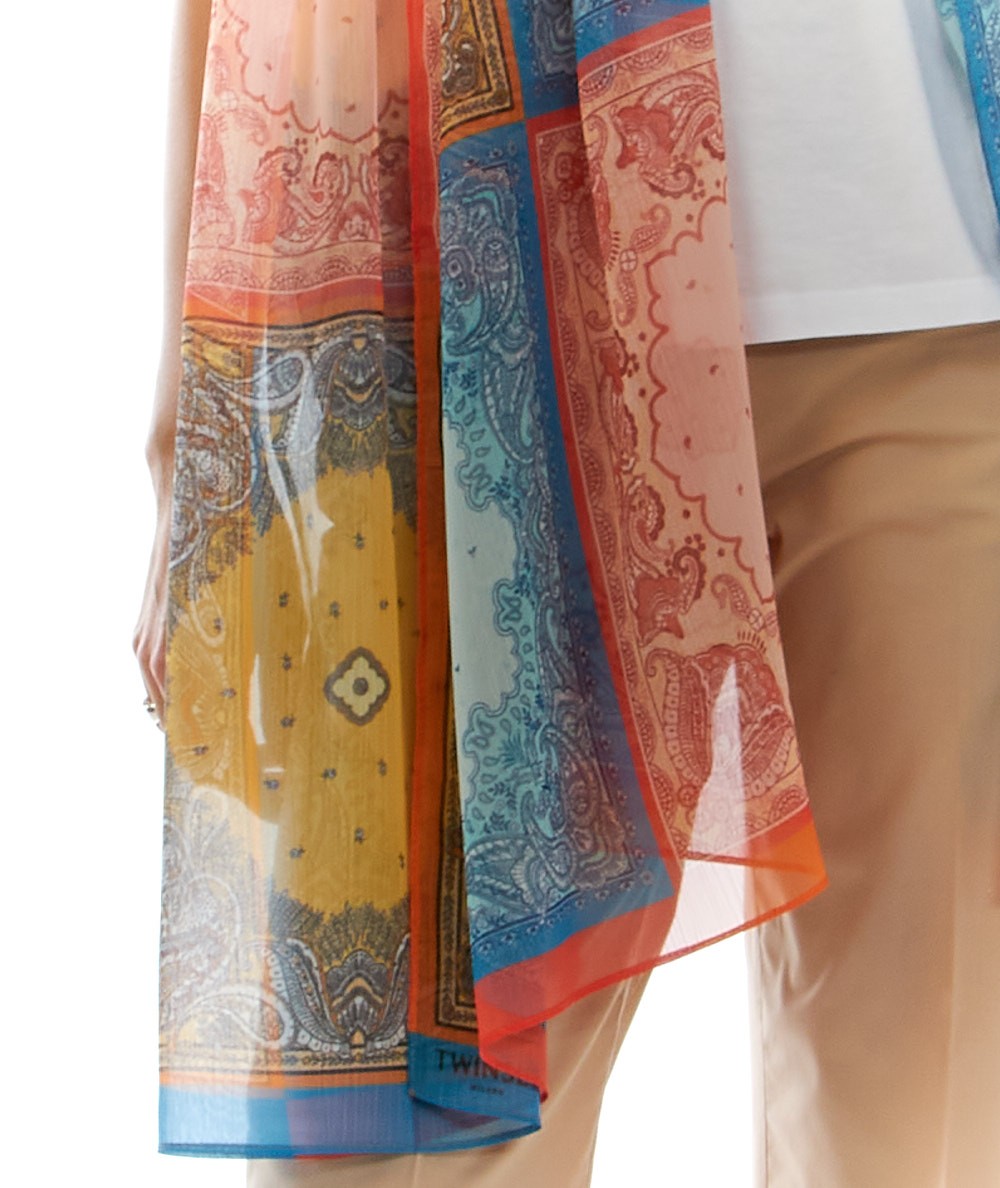 TWINSET BANDANA PRINT STOLE 221TA4074 MULTICOLOR