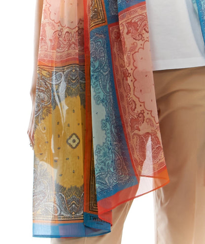 TWINSET BANDANA PRINT STOLE 221TA4074 MULTICOLOR