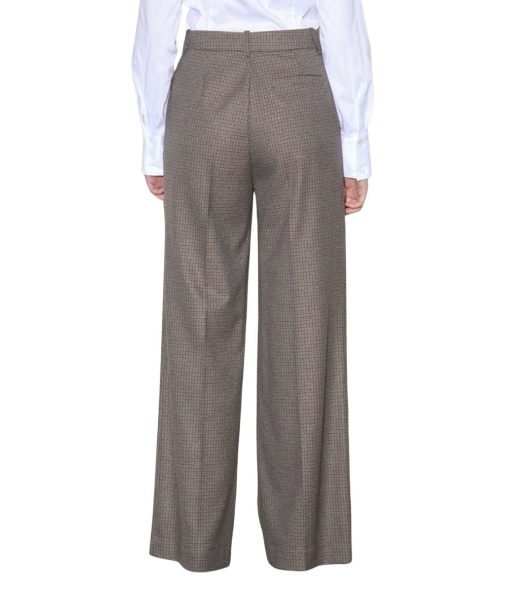 Kaos Fashion Pantalone Pied de Poule RI1CO052 Tortora