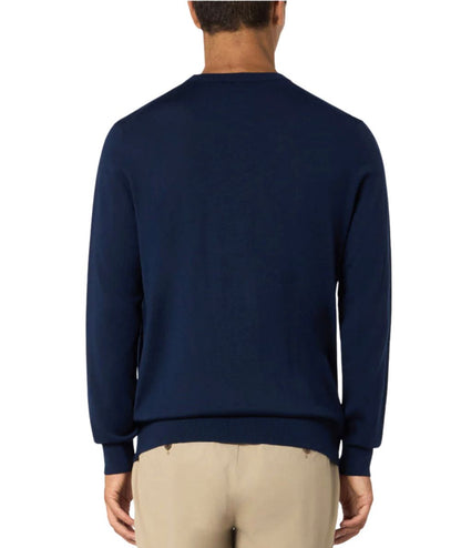 MC2 SAINT BARTH MAGLIONE GIROCOLLO IN LANA REGENT-LIGHT BLU NAVY