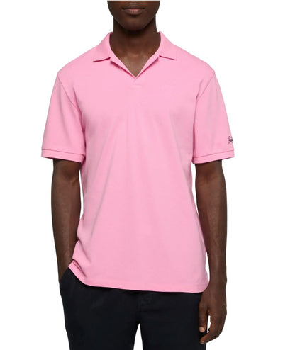 Mc2 Saint Barth Polo Tinta Unita Charles Rosa