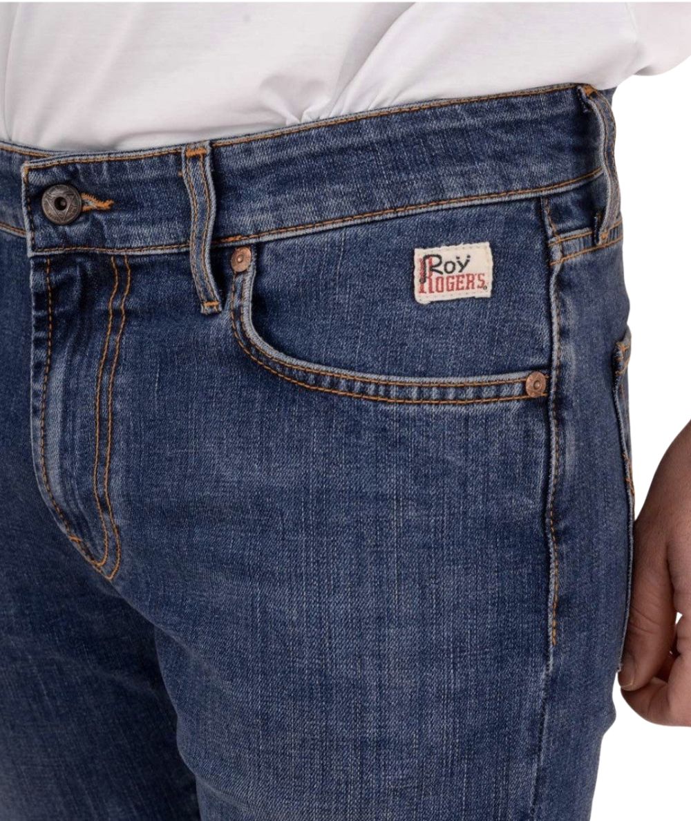 ROY ROGER'S JEANS 517 WEARED 10 RRU075D0210028 DENIM SCURO