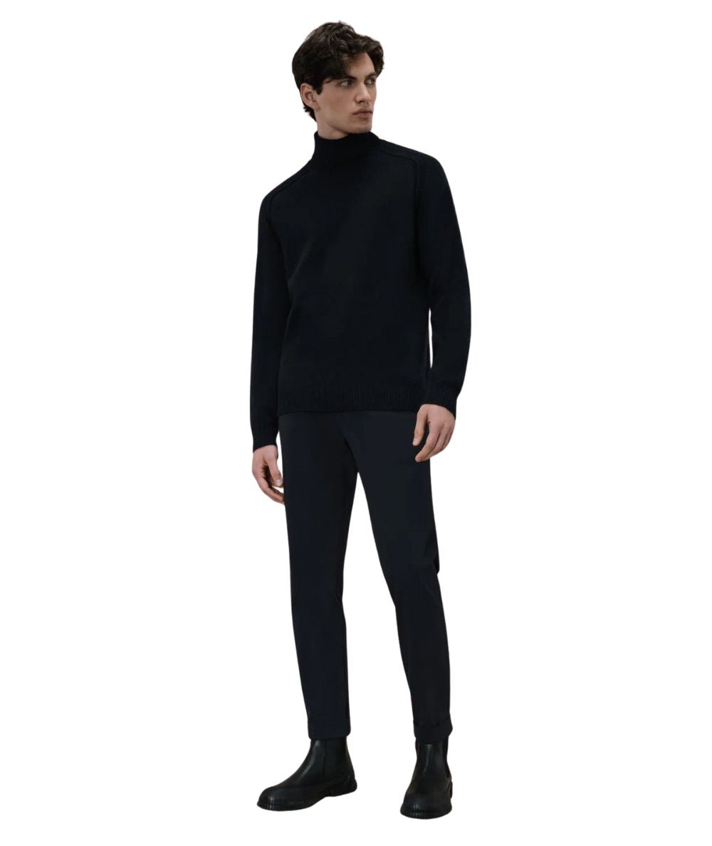 RRD PANTALONE WINTER SOFT TOUCH CHINO W24216 BLU SCURO