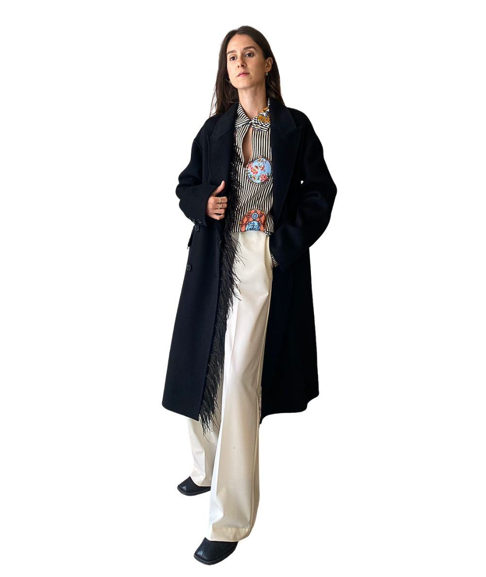 SHIRTAPORTER Blusa in Raso Fantasia Cammei SH3765