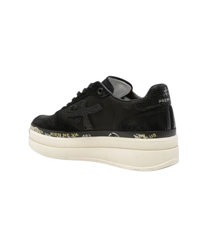 Premiata Sneakers in pelle Micol Nero
