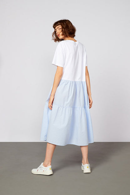 SEMICOUTURE ABITO EMMA Y2SJ12 PATCH RIGHE