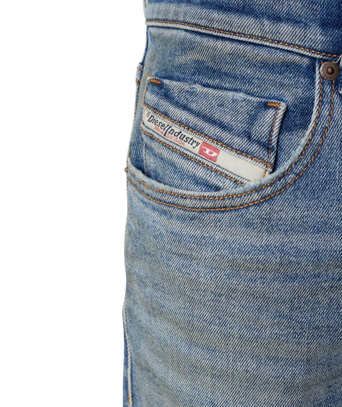 DIESEL SLIM JEANS 2019 D-STRUKT BLU CHIARO