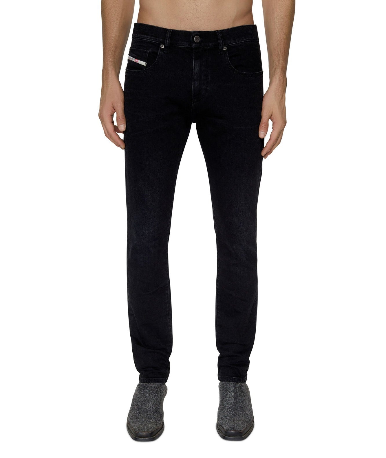 DIESEL SLIM JEANS 2019 D-STRUKT NERO