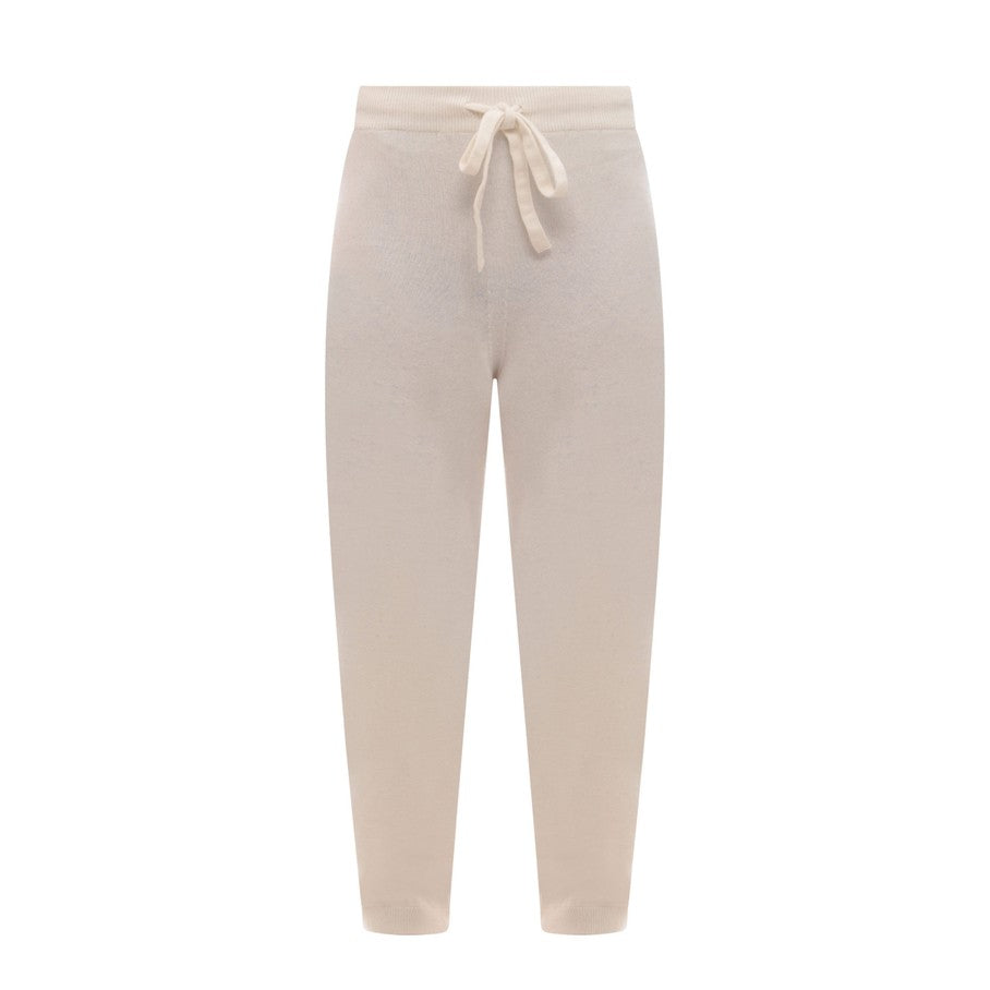 SEMICOUTURE PANTALONE JOGGER URSULA Y2WG11 PANNA