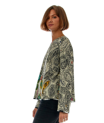 SHIRTAPORTER CASACCA IN FANTASIA PAISLEY SH2816 MULTICOLORE