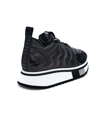 F65: SNEAKERS CON CUCITURE EFFETTO GEOMETRICO FD7729B0065WBAR900 NERO