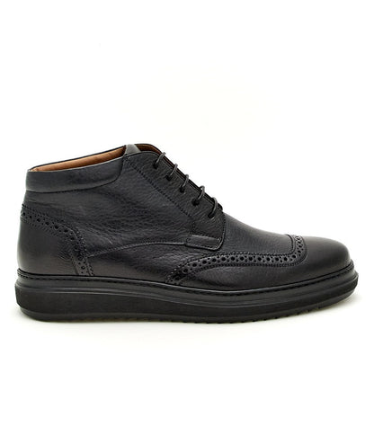 ROSSI STIVALETTO STRINGATO SEMI BROGUE 419P BLU