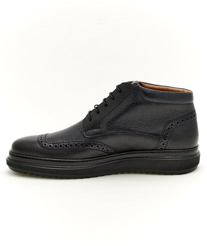 ROSSI STIVALETTO STRINGATO SEMI BROGUE 419P BLU