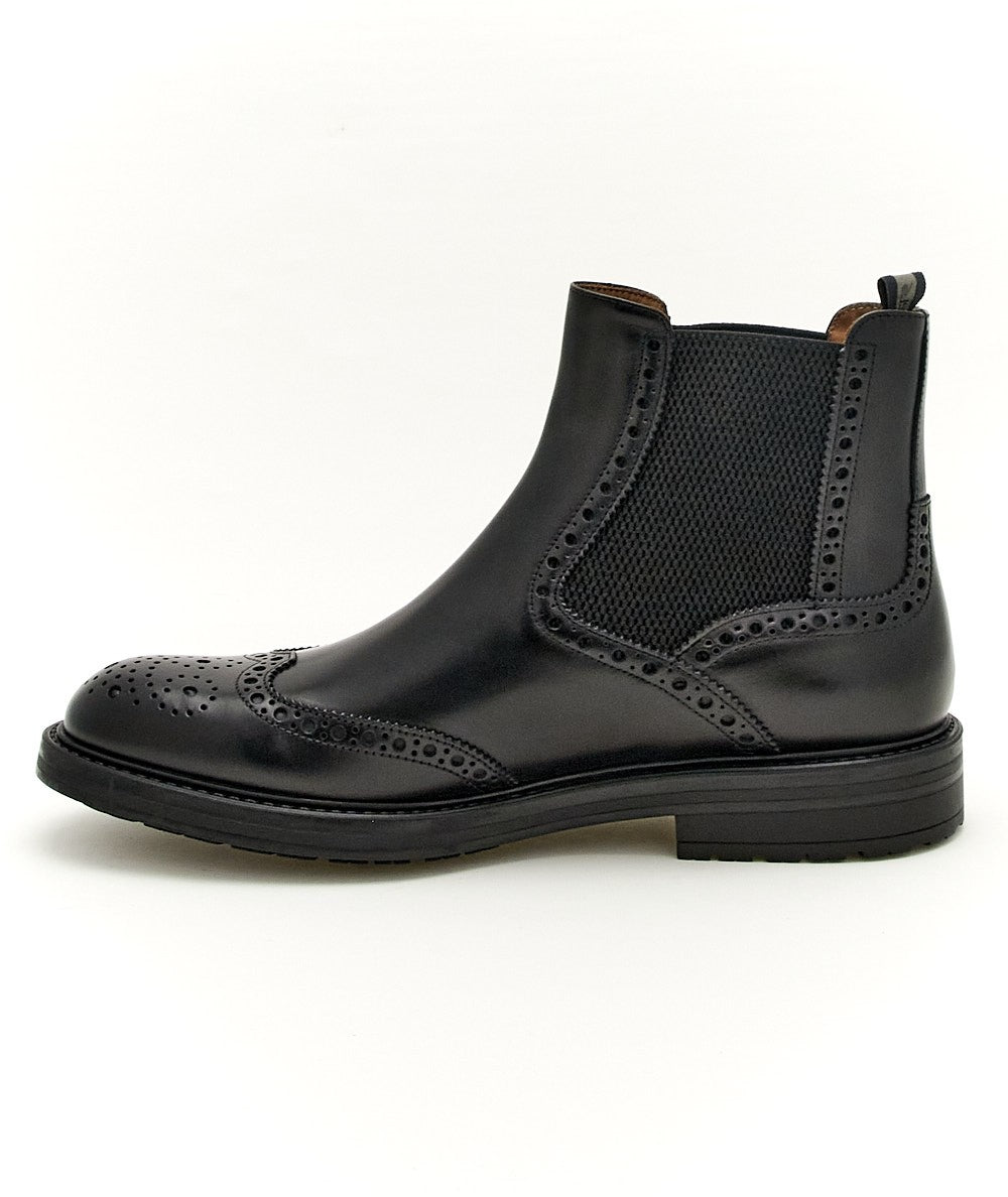 ROSSI STIVALETTO BOSTON FULL BROGUE 166PG NERO