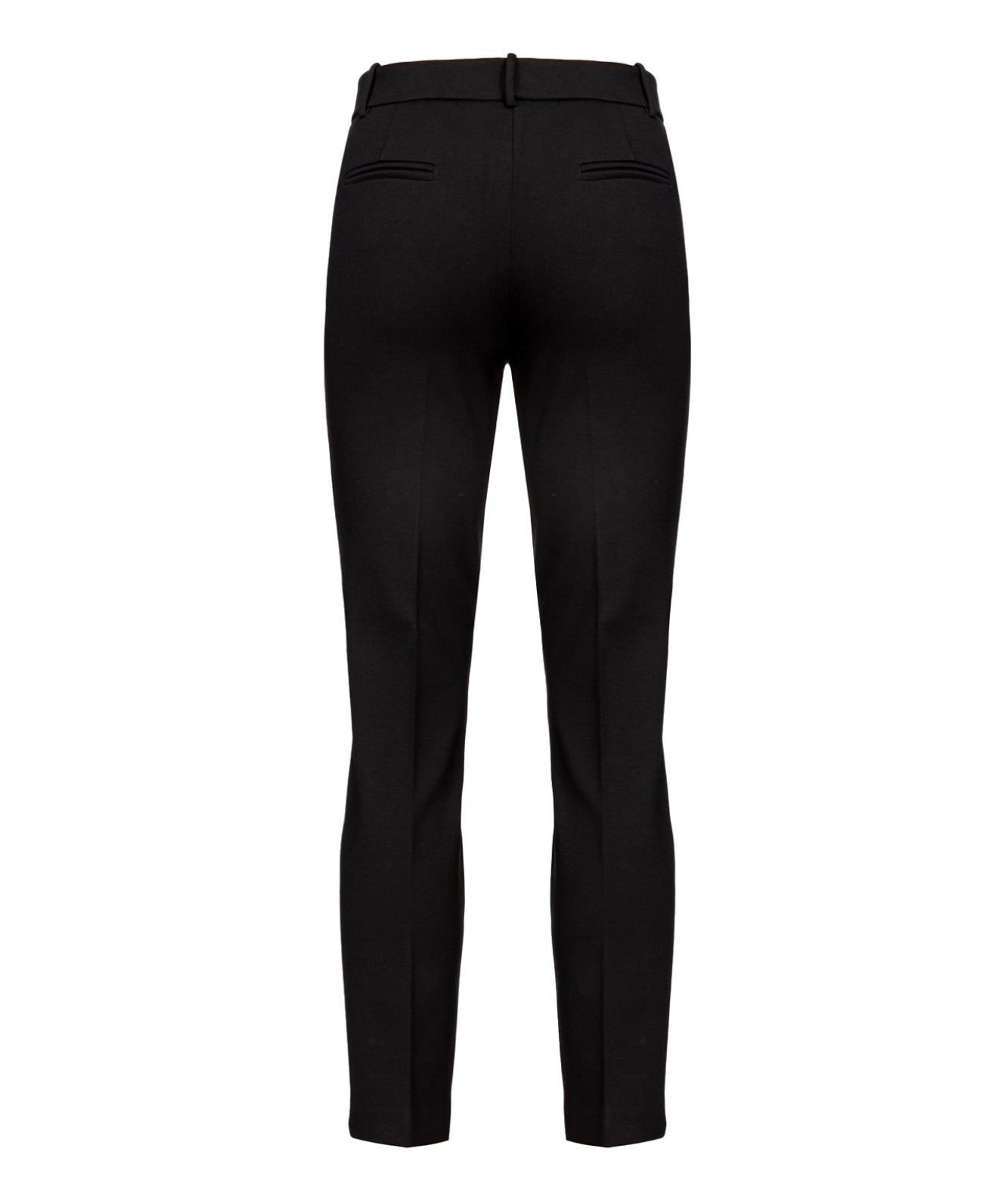 PINKO PANTALONI CHINO IN PUNTO STOFFA BELLO 124 NERO