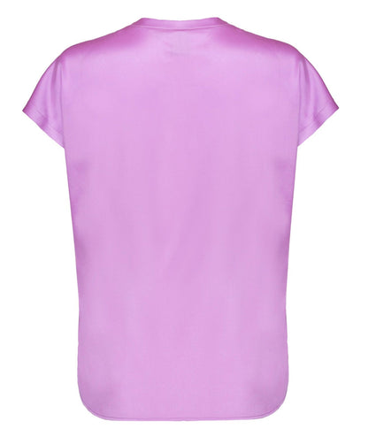 PINKO TOP IN SATIN STRETCH FARIDA ROSA