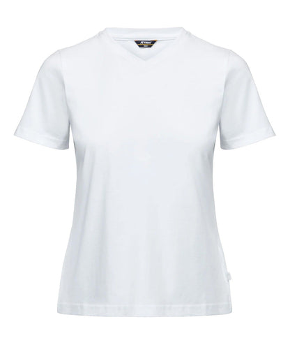 K-WAY T-SHIRT AMAL K7115NW BIANCO