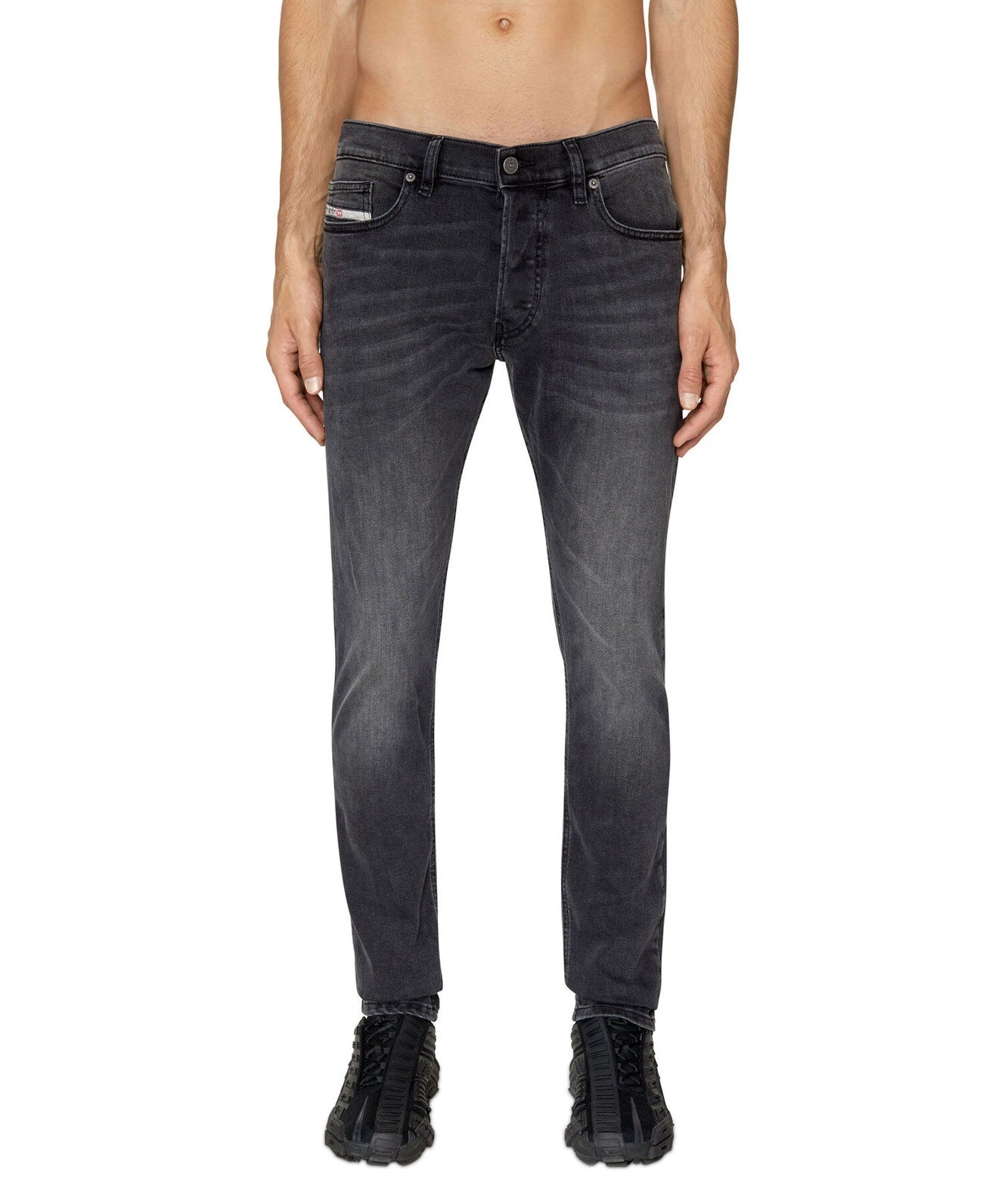 DIESEL JEANS SLIM D-LUSTER 0IHAV NERO/GRIGIO SCURO