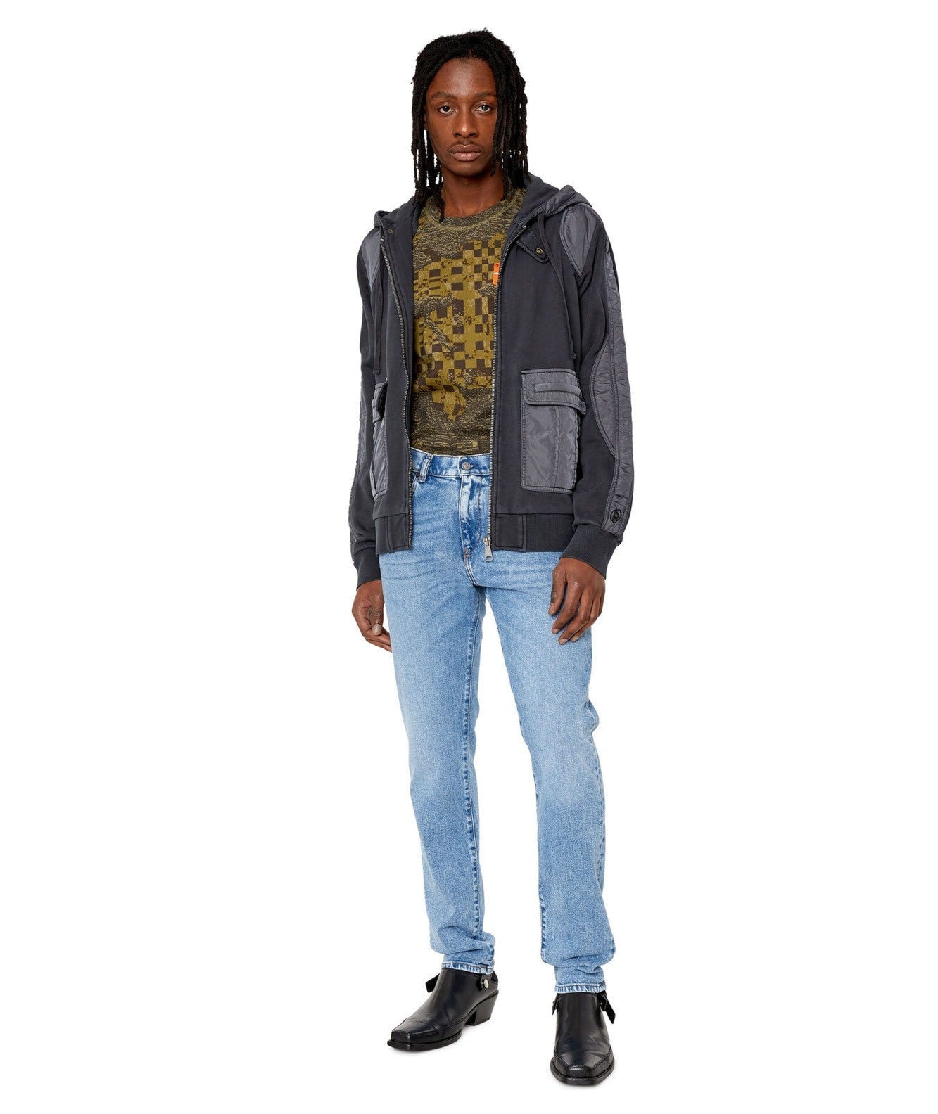 DIESEL JEANS SLIM 2019 D-STRUKT 9B92L BLU CHIARO