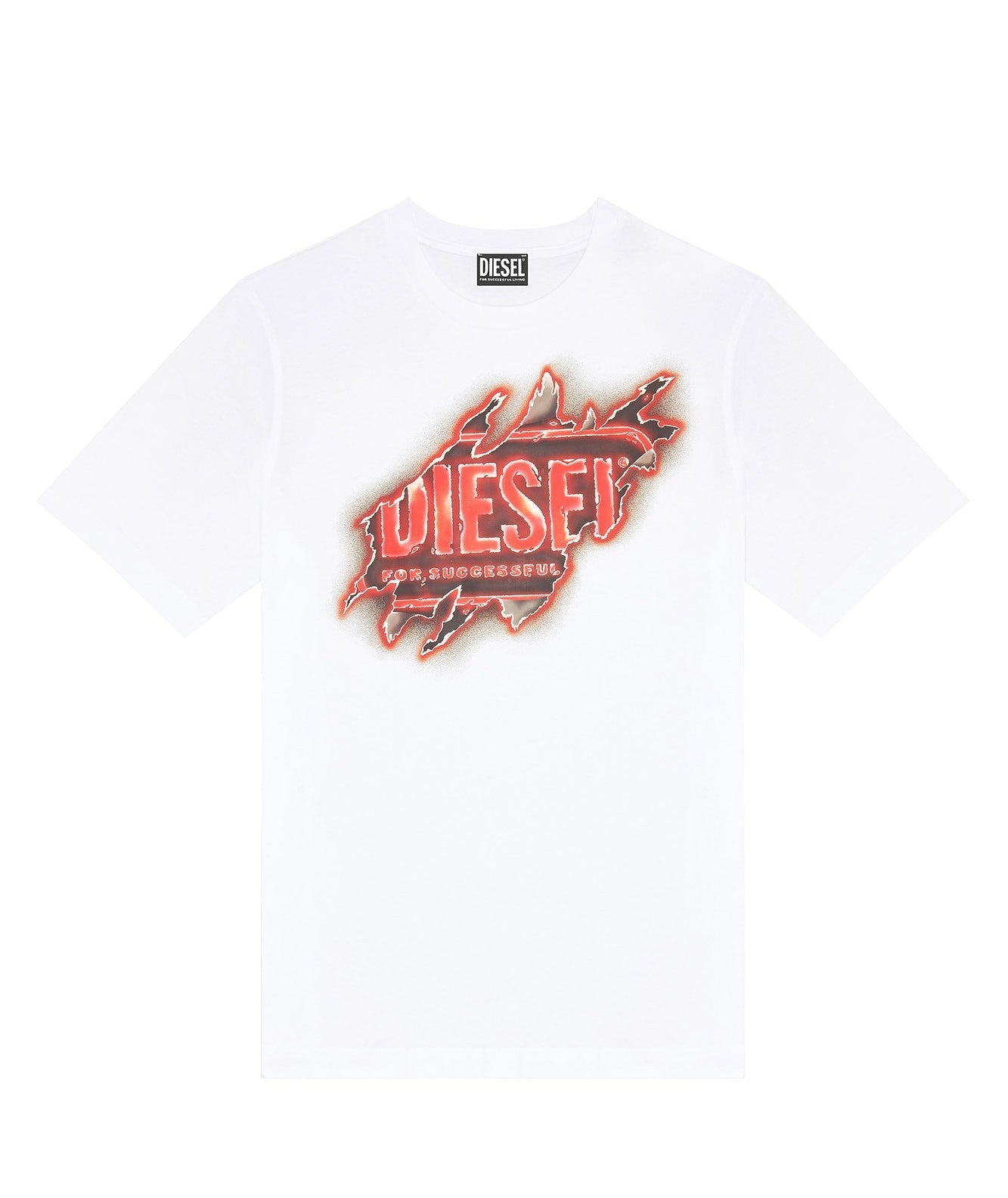 DIESEL T-SHIRT T-JUST-E43 BIANCO