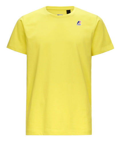 K-WAY T-SHIRT LE VRAI EDOUARD K007JE0 GIALLO