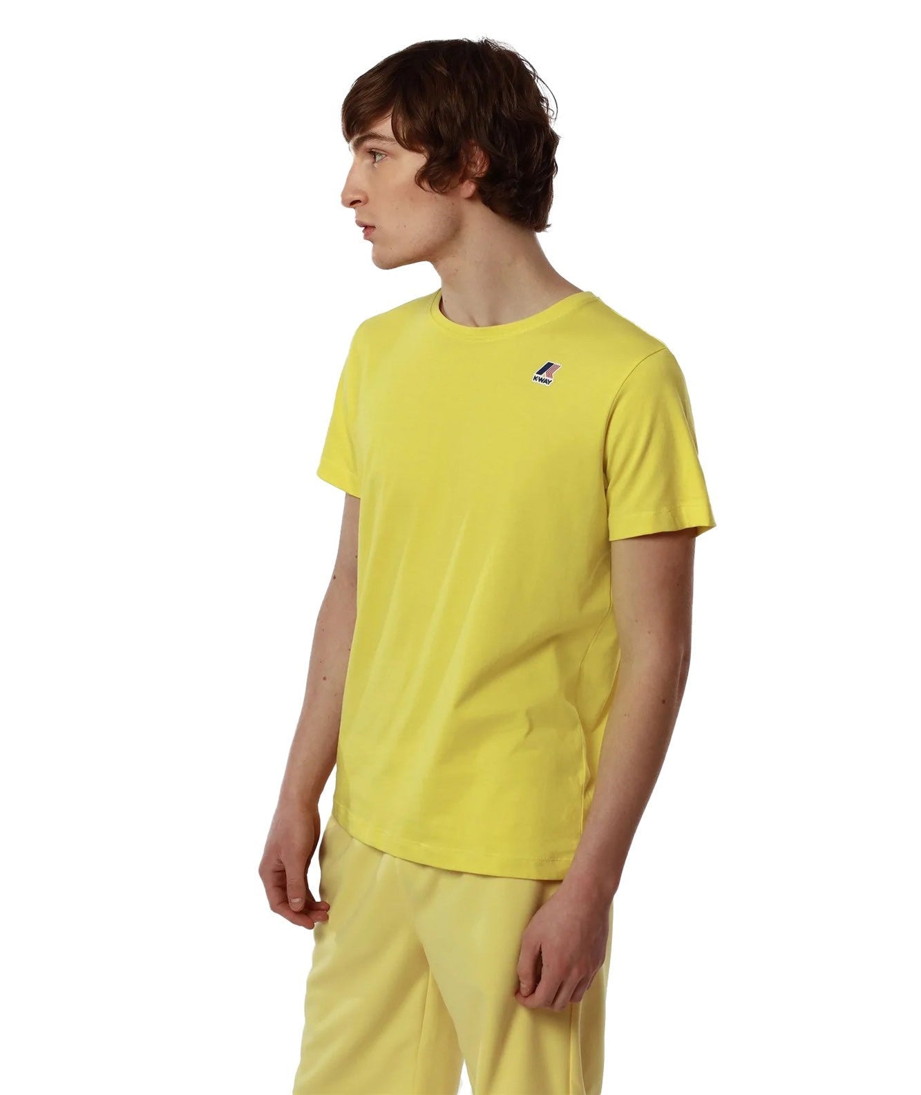 K-WAY T-SHIRT LE VRAI EDOUARD K007JE0 GIALLO