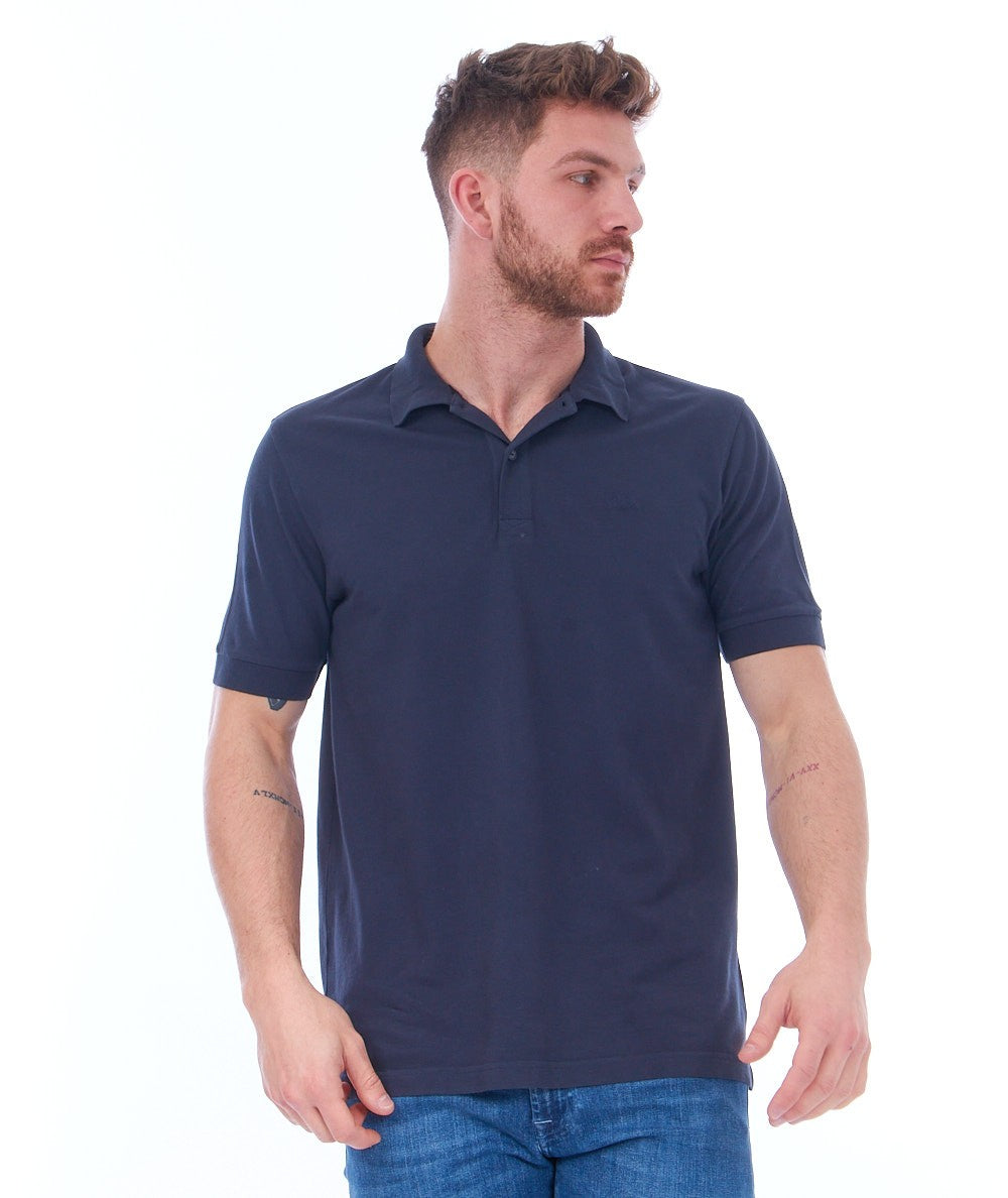 SUN68 POLO COLD DYE DETAILS EL. A33103 BLU NAVY