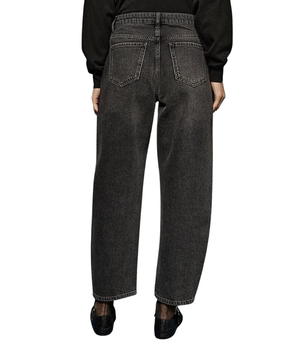 Kaos Denim Jeans Baloon con Applicazioni RI6DK003 Nero Lavato