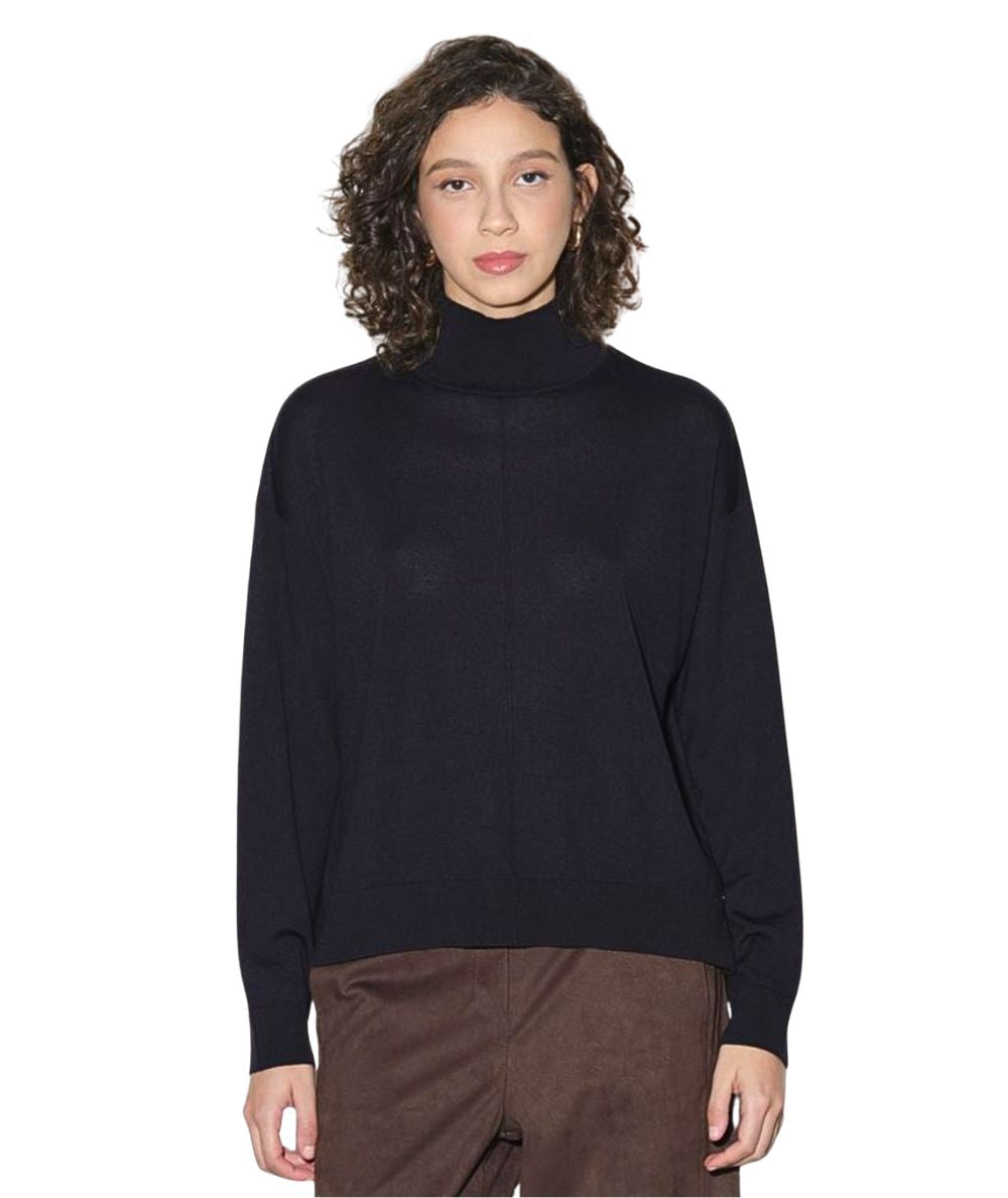 Kaos Fashion Maglia Collo Alto RI1NT023 Marrone Testa Moro