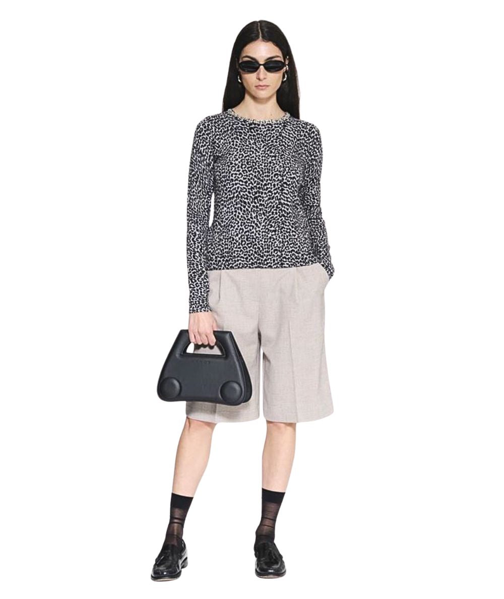 Kaos Jeans Maglione Maculato RIJKT024 Grigio