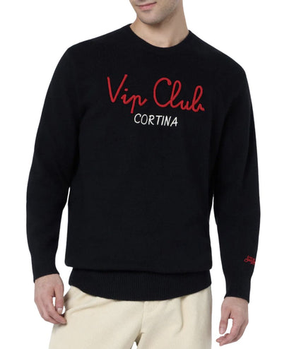 MC2 SAINT BARTH MAGLIONE VIP CLUB CORTINA VACANZE VIP HERON NERO