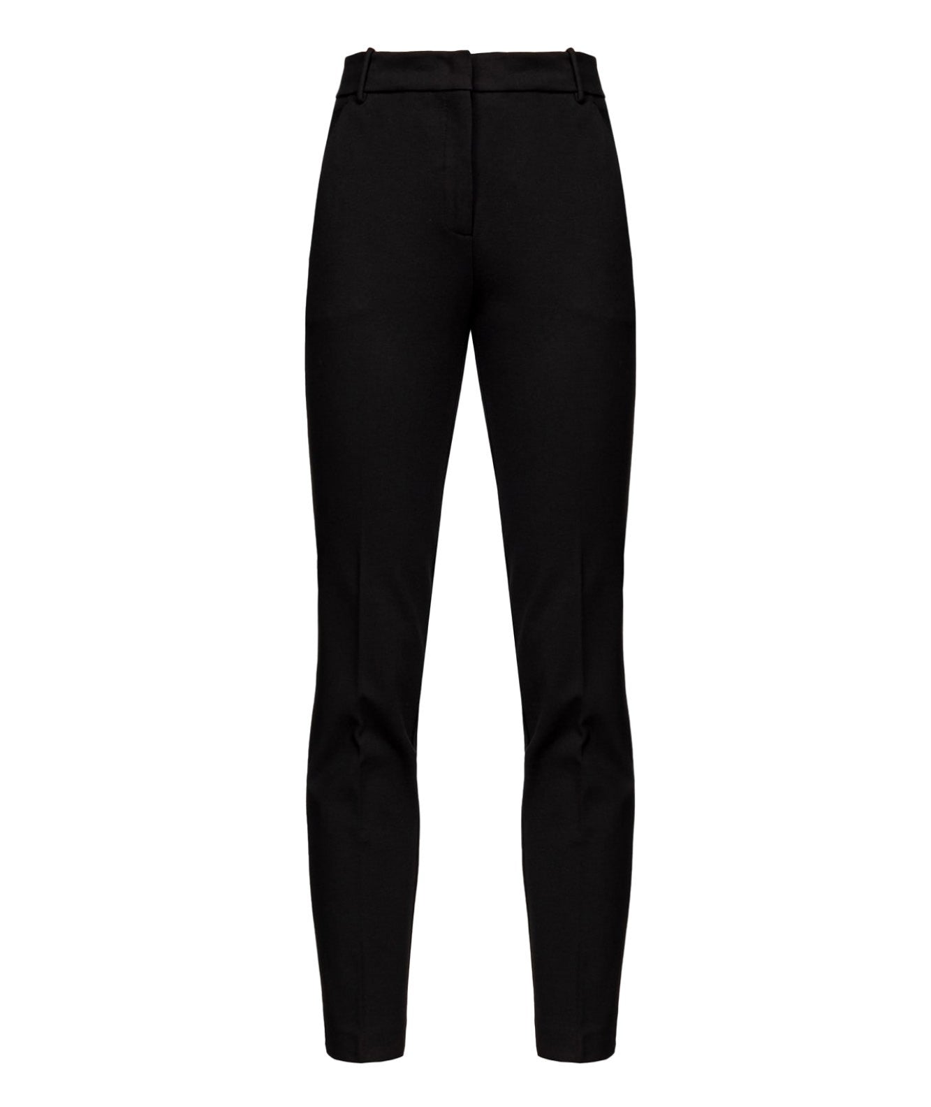 PINKO PANTALONE IN PUNTO STOFFA BELLO NERO