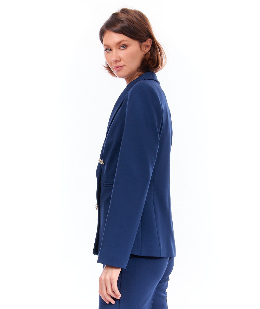 PINKO GIACCA IN PUNTO STOFFA ALEXIA BLU