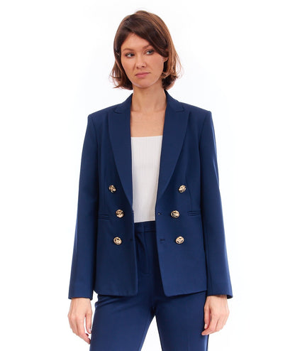 PINKO GIACCA IN PUNTO STOFFA ALEXIA BLU