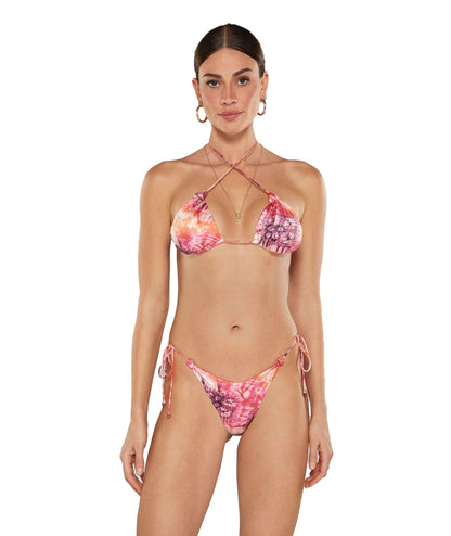 F**K BIKINI TRIANGOLO E SLIP AMERICANO DREAMCATCHER FK23-0200X1 MULTICOLORE