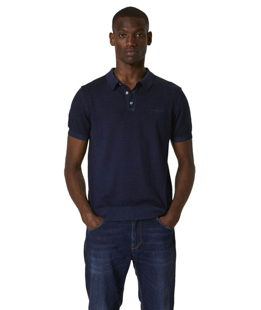 AERONAUTICA MILITARE POLO IN MAGLIA MA1431L496 BLU SCURO