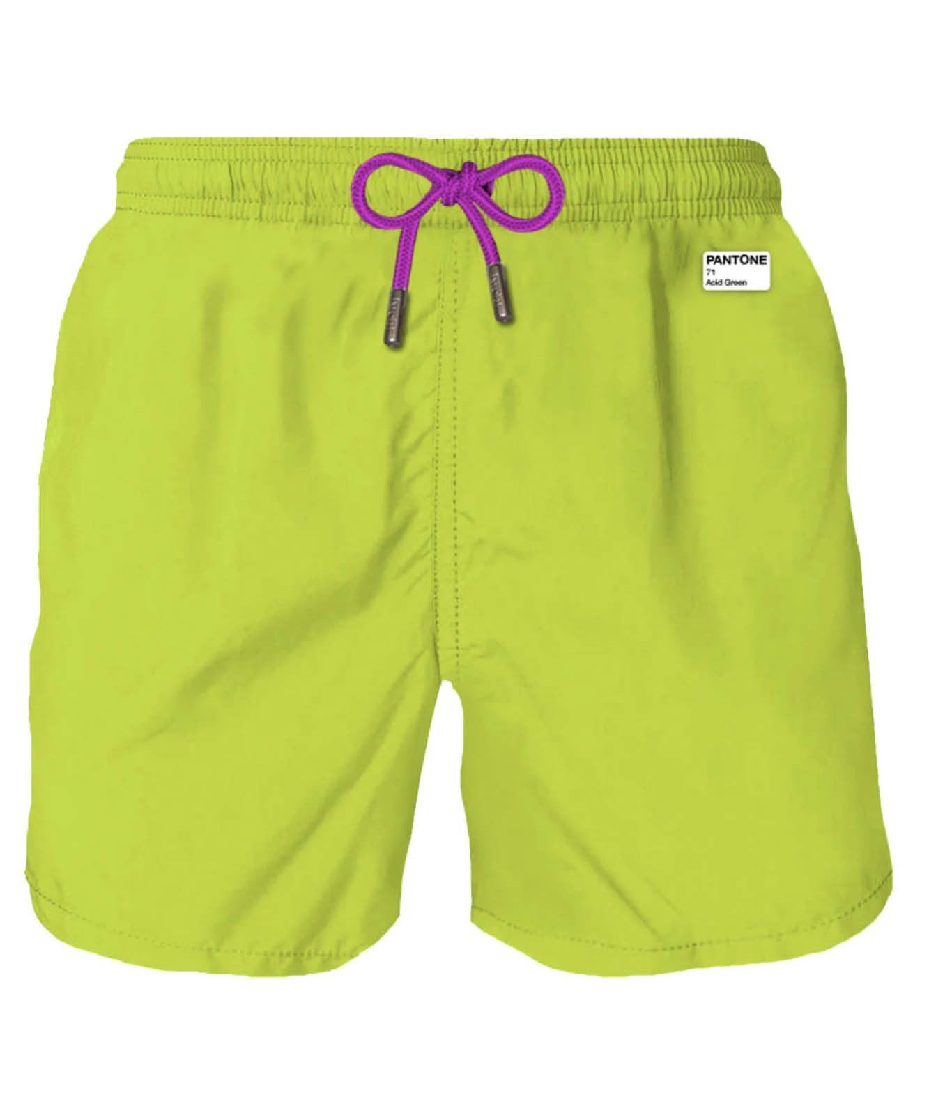 MC2 SAINT BARTH BOXER MARE LIGHTING PANTONE 00440D VERDE ACIDO