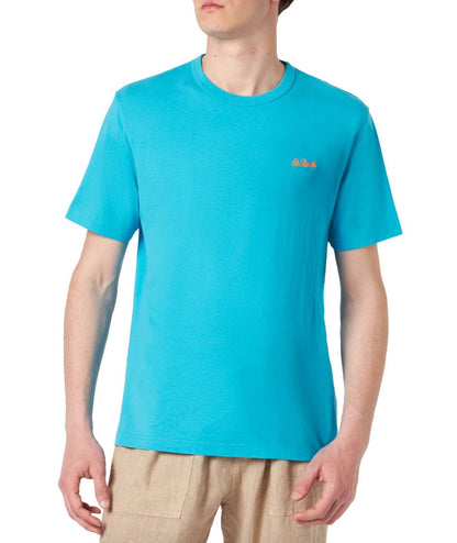 MC2 SAINT BARTH T-SHIRT DOVER SB PALM 04724D AZZURRO