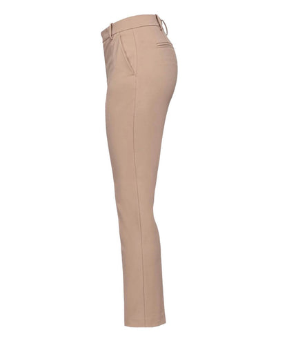 PINKO PANTALONE CIGARETTE-FIT PUNTO STOFFA BELLO BEIGE