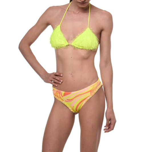 F**K BIKINI TRIANGOLO E SLIP BRASILIANO FK23-0940X1 GIALLO ARANCIO