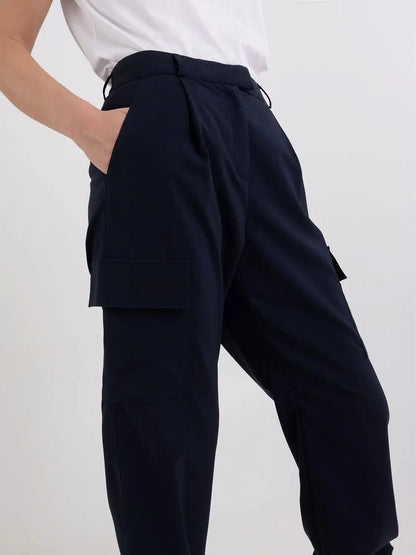 REPLAY PANTALONE JOGGERS MISTO LANA W8085.84779  NERO