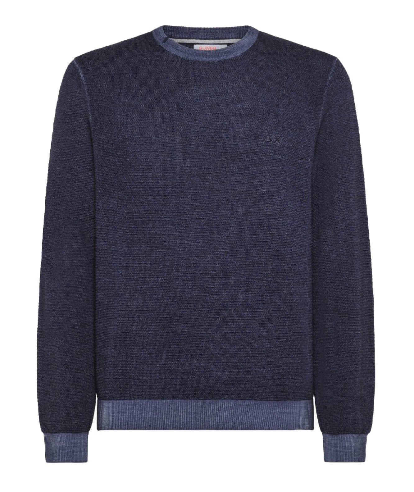 SUN68 VINTAGE RUNDER PULLOVER K43128 MARINEBLAU – Caneva '937